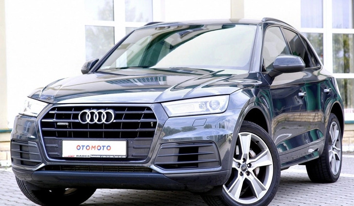 Audi Q5 cena 139999 przebieg: 88000, rok produkcji 2018 z Brusy małe 407